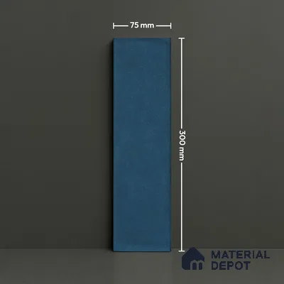 Subway Wall Tile TL 06161 F Eclat Blanc Gloss Pearl 12 x 3 inch Ceramic Glossy Finish - 10 mm | 48 Random Design | Suitable for Accent / Feature Walls, Bathroom, Kitchen Wall & Backsplashes