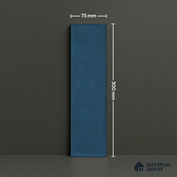 Subway Wall Tile TL 06161 F Eclat Blanc Gloss Pearl 12 x 3 inch Ceramic Glossy Finish - 10 mm | 48 Random Design | Suitable for Accent / Feature Walls, Bathroom, Kitchen Wall & Backsplashes