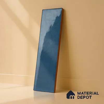 Subway Wall Tile TL 06161 F Eclat Blanc Gloss Pearl 12 x 3 inch Ceramic Glossy Finish - 10 mm | 48 Random Design | Suitable for Accent / Feature Walls, Bathroom, Kitchen Wall & Backsplashes