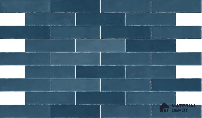 Subway Wall Tile TL 06161 F Eclat Blanc Gloss Pearl 12 x 3 inch Ceramic Glossy Finish - 10 mm | 48 Random Design | Suitable for Accent / Feature Walls, Bathroom, Kitchen Wall & Backsplashes