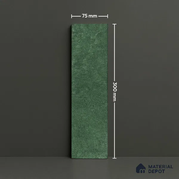 Subway Wall Tile TL 06161 H Eclat Blanc Sheen Gloss 12 x 3 inch Ceramic Glossy Finish - 10 mm | 48 Random Design | Suitable for Accent / Feature Walls, Bathroom, Kitchen Wall & Backsplashes