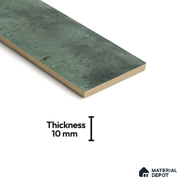 Subway Wall Tile TL 06162 B Harbor Mint Frost 9 x 3 inch Ceramic Glossy Finish - 10 mm | 68 Random Design | Suitable for Accent / Feature Walls, Bathroom, Kitchen Wall & Backsplashes
