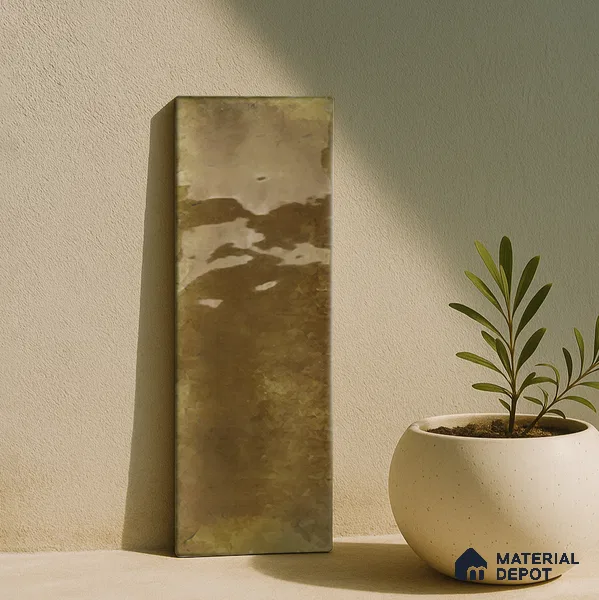 Subway Wall Tile TL 06162 E Harbor Zen Jade 9 x 3 inch Ceramic Glossy Finish - 10 mm | 68 Random Design | Suitable for Accent / Feature Walls, Bathroom, Kitchen Wall & Backsplashes