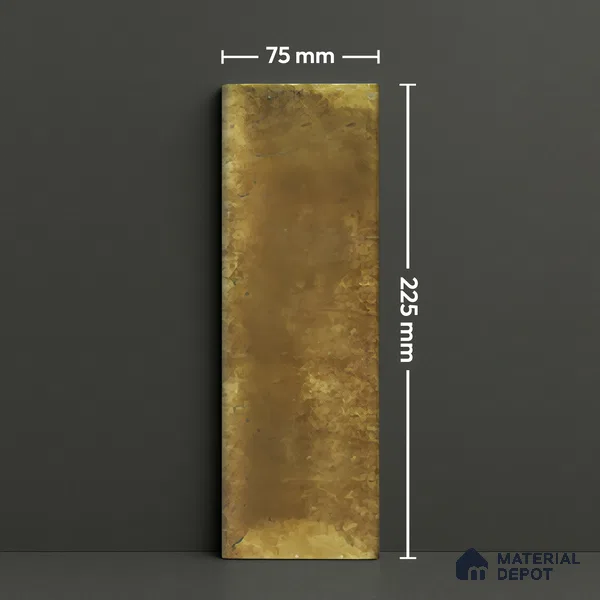 Subway Wall Tile TL 06162 E Harbor Zen Jade 9 x 3 inch Ceramic Glossy Finish - 10 mm | 68 Random Design | Suitable for Accent / Feature Walls, Bathroom, Kitchen Wall & Backsplashes