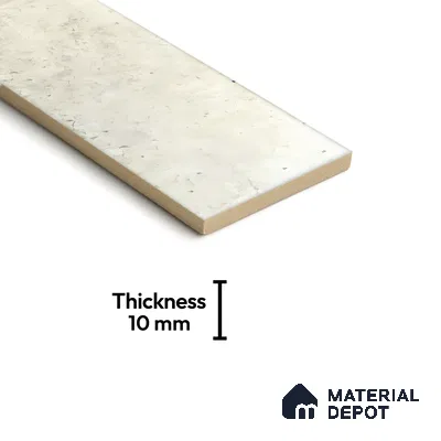 Subway Wall Tile TL 06162 F Harbor Misty Pearl 9 x 3 inch Ceramic Glossy Finish - 10 mm | 68 Random Design | Suitable for Accent / Feature Walls, Bathroom, Kitchen Wall & Backsplashes