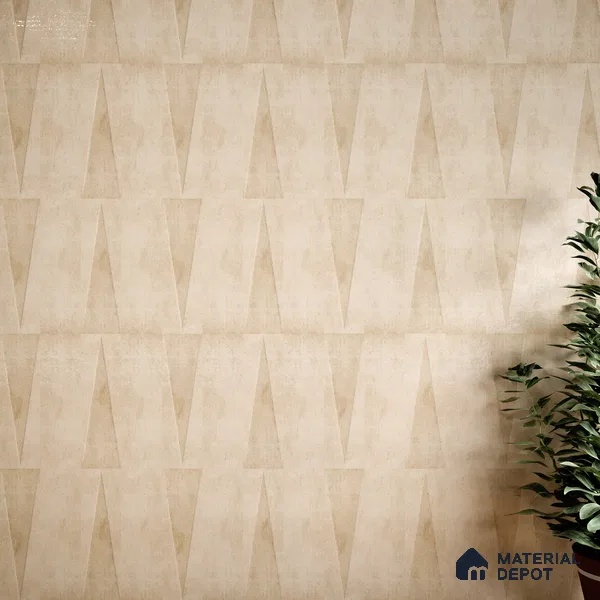 Subway Wall Tile TL 06164 F Solara Desert Sand Base 9 x 3 inch Ceramic Glossy Finish - 10 mm | 25 Random Design | Suitable for Accent / Feature Walls, Bathroom, Kitchen Wall & Backsplashes