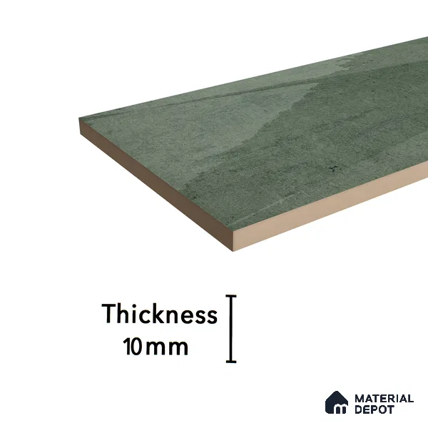 Subway Wall Tile TL 06164 K Solara Forest Green Decor 9 x 3 inch Ceramic Glossy Finish - 10 mm | 25 Random Design | Suitable for Accent / Feature Walls, Bathroom, Kitchen Wall & Backsplashes