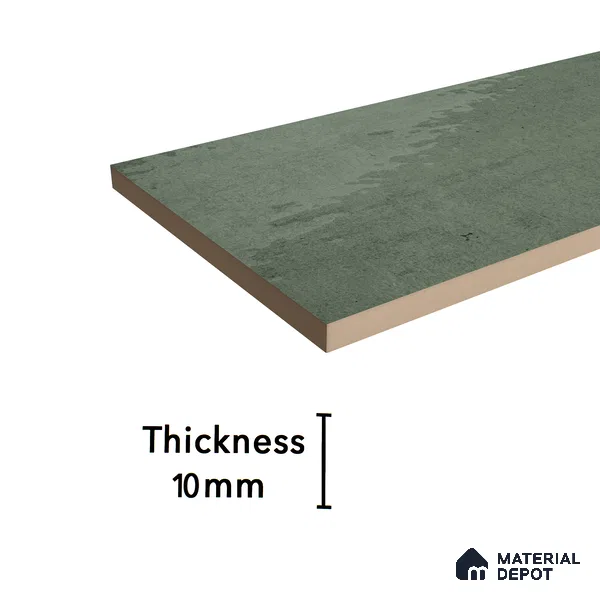 Subway Wall Tile TL 06164 L Solara Forest Green Base 9 x 3 inch Ceramic Glossy Finish - 10 mm | 25 Random Design | Suitable for Accent / Feature Walls, Bathroom, Kitchen Wall & Backsplashes