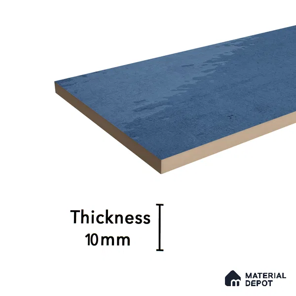 Subway Wall Tile TL 06164 N Solara Azure Zinc Base 9 x 3 inch Ceramic Glossy Finish - 10 mm | 25 Random Design | Suitable for Accent / Feature Walls, Bathroom, Kitchen Wall & Backsplashes