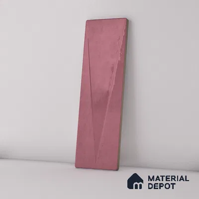 Subway Wall Tile TL 06164 Solara Coral Blush Decor 9 x 3 inch Ceramic Glossy Finish - 10 mm | 25 Random Design | Suitable for Accent / Feature Walls, Bathroom, Kitchen Wall & Backsplashes