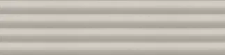 A close-up of a Fluted Subway Wall Tile TL 06165 E Whistle Pebble Veil 12 x 3 inch Ceramic Matte Finish - 10 mm  | Suitable for Accent / Feature Walls, Bathroom, Kitchen Wall & Backsplashes with a Matte finish available at Material Depot in Bangalore