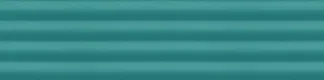 A close-up of a Fluted Subway Wall Tile TL 06165 G Whistle Nautical Blue 12 x 3 inch Ceramic Matte Finish - 10 mm  | Suitable for Accent / Feature Walls, Bathroom, Kitchen Wall & Backsplashes with a Matte finish available at Material Depot in Bangalore