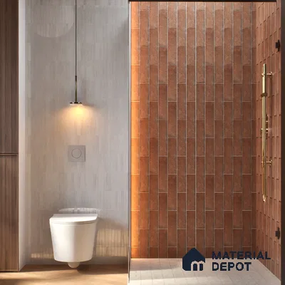 Subway Wall Tile TL 06167 B Relic Timeless 12 x 3 inch Ceramic Matte Finish - 10 mm | 32 Random Design | Suitable for Accent / Feature Walls, Bathroom, Kitchen Wall & Backsplashes