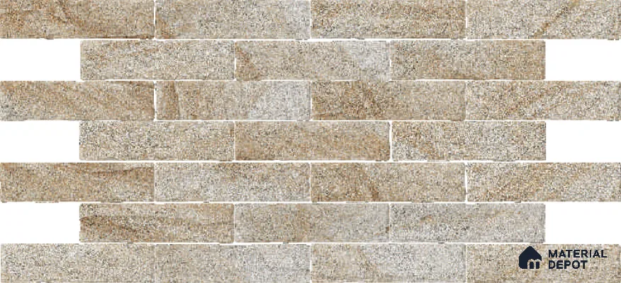 Subway Wall Tile TL 06167 C Relic Oasis Desert 12 x 3 inch Ceramic Matte Finish - 10 mm | 25 Random Design | Suitable for Accent / Feature Walls, Bathroom, Kitchen Wall & Backsplashes