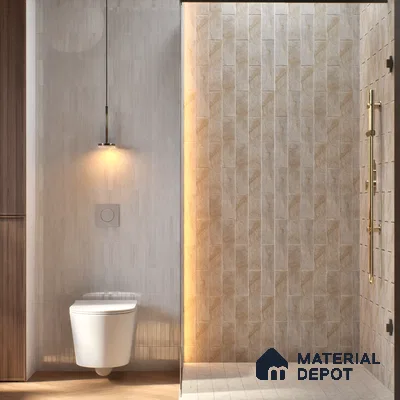 Subway Wall Tile TL 06167 C Relic Oasis Desert 12 x 3 inch Ceramic Matte Finish - 10 mm | 25 Random Design | Suitable for Accent / Feature Walls, Bathroom, Kitchen Wall & Backsplashes