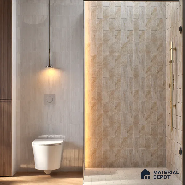 Subway Wall Tile TL 06167 C Relic Oasis Desert 12 x 3 inch Ceramic Matte Finish - 10 mm | 25 Random Design | Suitable for Accent / Feature Walls, Bathroom, Kitchen Wall & Backsplashes