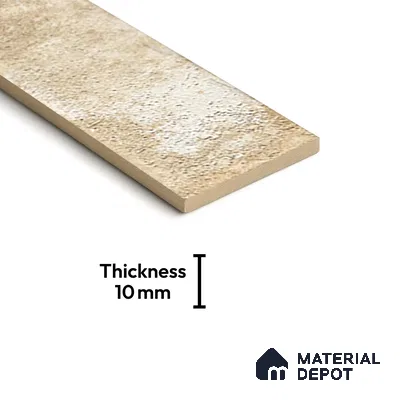 Subway Wall Tile TL 06167 E Relic Havana Pearl 12 x 3 inch Ceramic Matte Finish - 10 mm | 24 Random Design | Suitable for Accent / Feature Walls, Bathroom, Kitchen Wall & Backsplashes