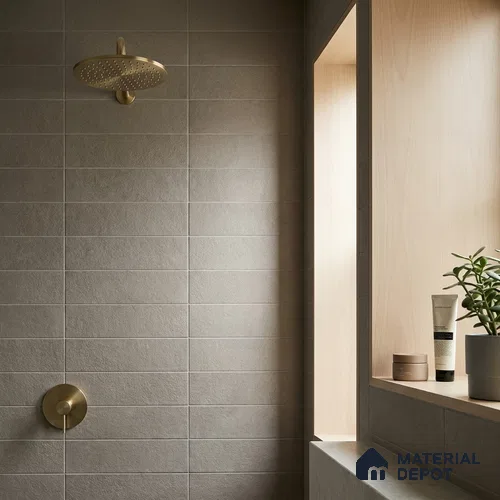 Subway Wall Tile TL 06167 F Relic Graphite Slate 12 x 3 inch Ceramic Matte Finish - 10 mm | 30 Random Design | Suitable for Accent / Feature Walls, Bathroom, Kitchen Wall & Backsplashes