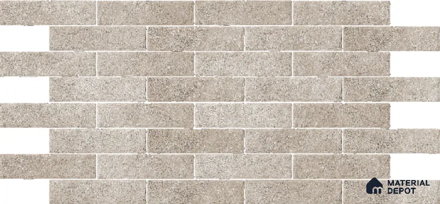 Subway Wall Tile TL 06167 Relic Gaudi 12 x 3 inch Ceramic Matte Finish - 10 mm | 32 Random Design | Suitable for Accent / Feature Walls, Bathroom, Kitchen Wall & Backsplashes