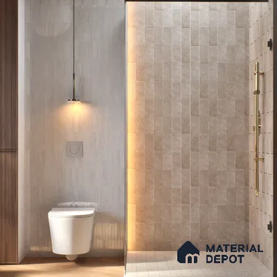 Subway Wall Tile TL 06167 Relic Gaudi 12 x 3 inch Ceramic Matte Finish - 10 mm | 32 Random Design | Suitable for Accent / Feature Walls, Bathroom, Kitchen Wall & Backsplashes