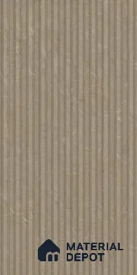 Punch Wall Tile TL 06170 B Flutura Elegance Cord Comb 4 ft x 2 ft Vitrified Lustera Effect Feather Feel Matte Finish - 8.5 mm | Suitable for Living Room, Bedroom, Bathroom