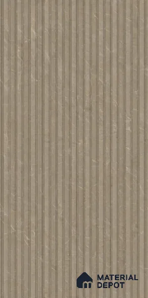 Punch Wall Tile TL 06170 B Flutura Elegance Cord Comb 4 ft x 2 ft Vitrified Lustera Effect Feather Feel Matte Finish - 8.5 mm | Suitable for Living Room, Bedroom, Bathroom