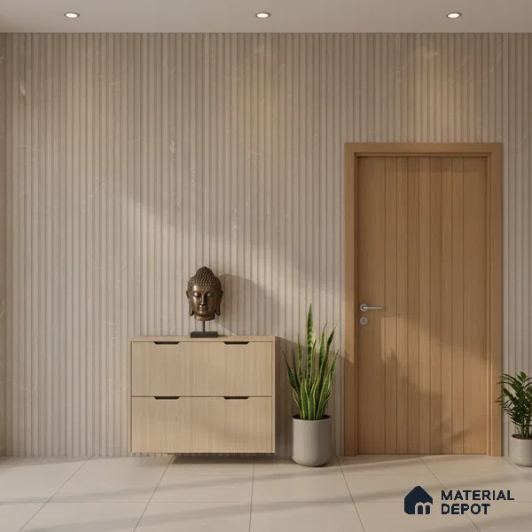 Punch Wall Tile TL 06171 B Flutura Elegance Avario Comb 4 ft x 2 ft Vitrified Lustera Effect Feather Feel Matte Finish - 8.5 mm | Suitable for Living Room, Bedroom, Bathroom (Sample)