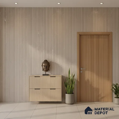 Punch Wall Tile TL 06171 B Flutura Elegance Avario Comb 4 ft x 2 ft Vitrified Lustera Effect Feather Feel Matte Finish - 8.5 mm | Suitable for Living Room, Bedroom, Bathroom