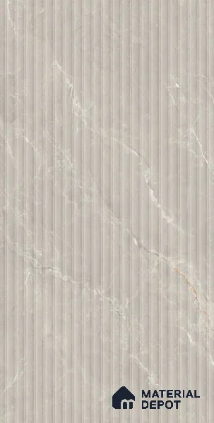 Punch Wall Tile TL 06174 B Flutura Extreme Pearla Comb 4 ft x 2 ft Vitrified Lustera Effect Feather Feel Matte Finish - 8.5 mm | Suitable for Living Room, Bedroom, Bathroom