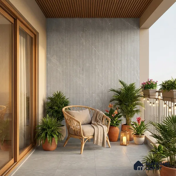 Punch Wall Tile TL 06174 B Flutura Extreme Pearla Comb 4 ft x 2 ft Vitrified Lustera Effect Feather Feel Matte Finish - 8.5 mm | Suitable for Living Room, Bedroom, Bathroom (Sample)