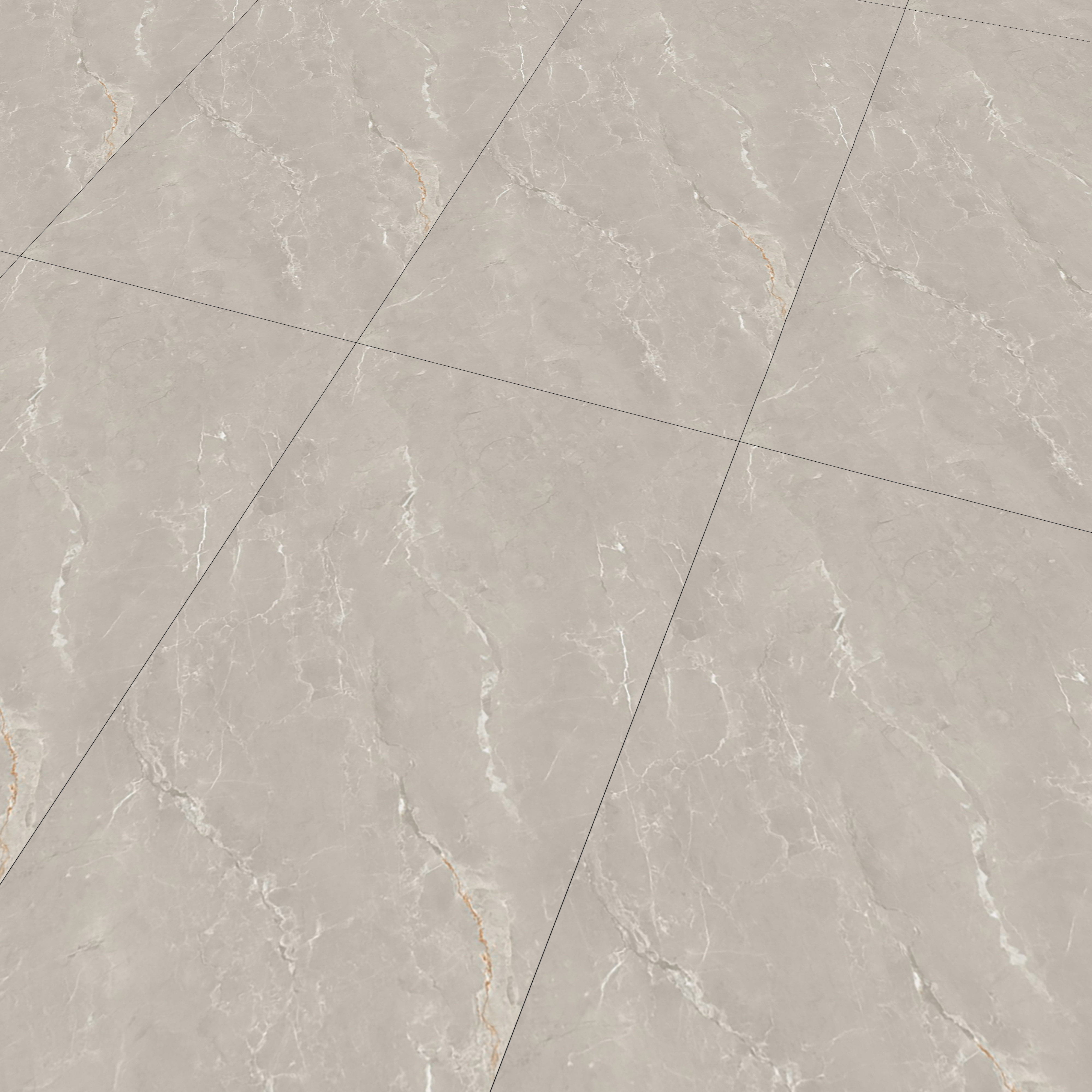 Marble Tundra Grey Wall & Floor Tile TL 06174 Stone Grey 4 ft x 2 ft Matte Finish Vitrified Tile - 8.5 mm | 6 Random Designs | Suitable For Living Room, Bedroom, Kitchen