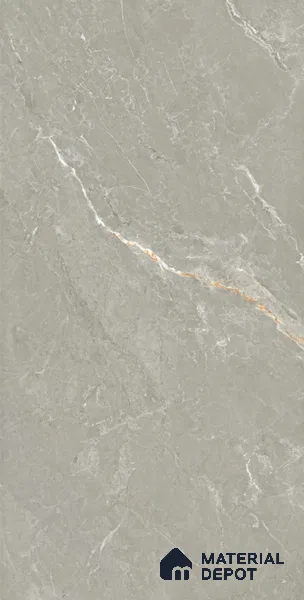 Marble Fior di Bosco Wall & Floor Tile TL 06175 Stone Grey 4 ft x 2 ft Matte Finish Vitrified Tile - 8.5 mm | 6 Random Designs | Suitable For Living Room, Bedroom, Kitchen