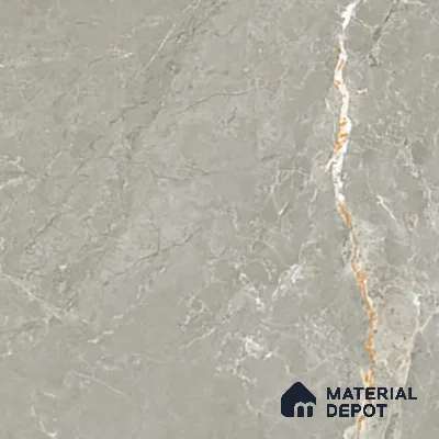 Marble Fior di Bosco Wall & Floor Tile TL 06175 Stone Grey 4 ft x 2 ft Matte Finish Vitrified Tile - 8.5 mm | 6 Random Designs | Suitable For Living Room, Bedroom, Kitchen
