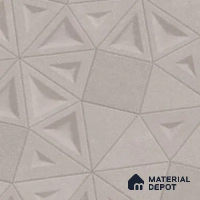Punch Wall Tile TL 06180 C Trigon Lemmy Ash Triangle 4 ft x 2 ft Vitrified Lustera Effect Feather Feel Matte Finish - 8.5 mm | 3 Random Design | Suitable for Living Room, Bedroom, Bathroom