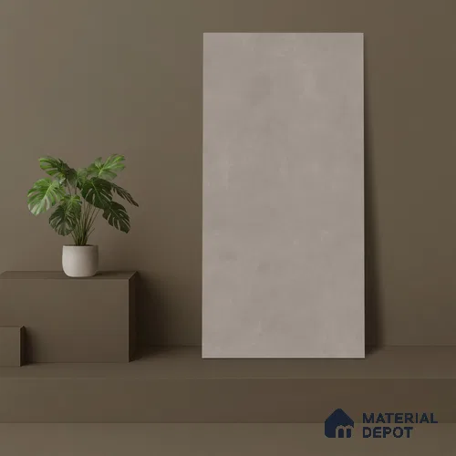 Cement Wall & Floor Tile TL 06181 Lemmy Concrete 4 ft x 2 ft Vitrified Lustera Effect Feather Feel Matte Finish - 8.5 mm | 11 Random Design | Suitable for Living Room, Bedroom, Bathroom | Image 2