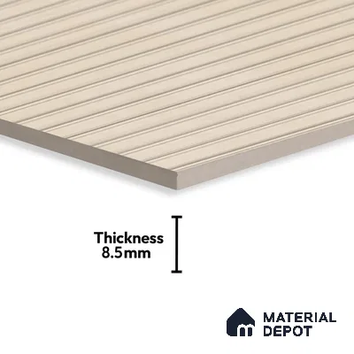 Punch Wall Tile TL 06182 B Lemmy Crema Comb 4 ft x 2 ft Vitrified Lustera Effect Feather Feel Matte Finish - 8.5 mm | Suitable for Living Room, Bedroom, Bathroom