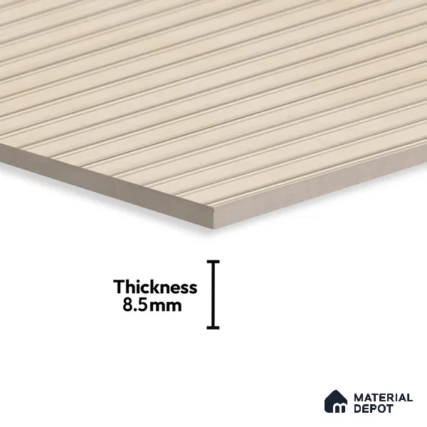 Punch Wall Tile TL 06182 B Lemmy Crema Comb 4 ft x 2 ft Vitrified Lustera Effect Feather Feel Matte Finish - 8.5 mm | Suitable for Living Room, Bedroom, Bathroom