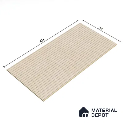 Punch Wall Tile TL 06182 B Lemmy Crema Comb 4 ft x 2 ft Vitrified Lustera Effect Feather Feel Matte Finish - 8.5 mm | Suitable for Living Room, Bedroom, Bathroom