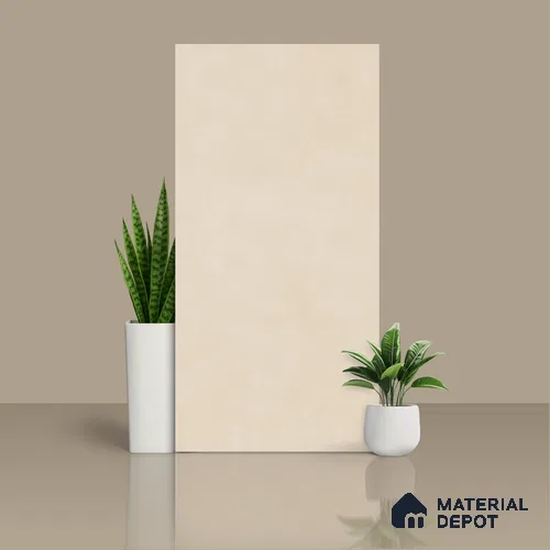 Cement Wall & Floor Tile TL 06182 Lemmy Crema 4 ft x 2 ft Vitrified Lustera Effect Feather Feel Matte Finish - 8.5 mm | 11 Random Design | Suitable for Living Room, Bedroom, Bathroom | Image 2