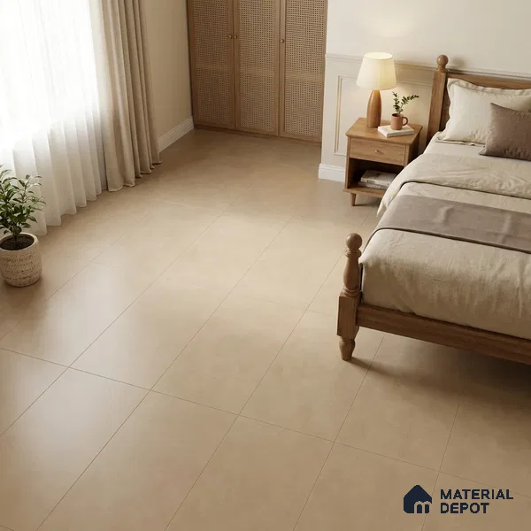 Cement Wall & Floor Tile TL 06183 Lemmy Cord 4 ft x 2 ft Vitrified Lustera Effect Feather Feel Matte Finish - 8.5 mm | 11 Random Design | Suitable for Living Room, Bedroom, Bathroom