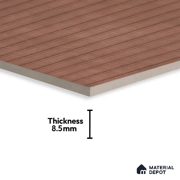 Punch Wall Tile TL 06185 B Lemmy Grape Comb 4 ft x 2 ft Vitrified Lustera Effect Feather Feel Matte Finish - 8.5 mm | Suitable for Living Room, Bedroom, Bathroom