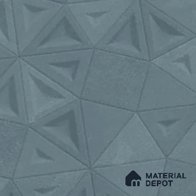 Punch Wall Tile TL 06187 C Trigon Lemmy Dusk Triangle 4 ft x 2 ft Vitrified Lustera Effect Feather Feel Matte Finish - 8.5 mm | 3 Random Design | Suitable for Living Room, Bedroom, Bathroom