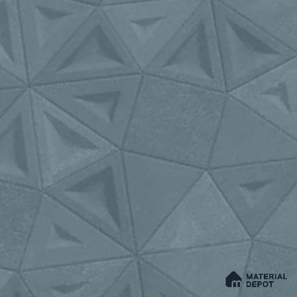 Punch Wall Tile TL 06187 C Trigon Lemmy Dusk Triangle 4 ft x 2 ft Vitrified Lustera Effect Feather Feel Matte Finish - 8.5 mm | 3 Random Design | Suitable for Living Room, Bedroom, Bathroom