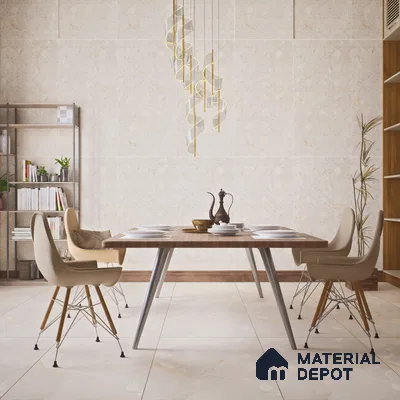 Punch Wall Tile TL 06191 B Prime Onyx Crema Triangle 4 ft x 2 ft Vitrified Lustera Effect Feather Feel Matte Finish - 8.5 mm | 2 Random Design | Suitable for Living Room, Bedroom, Bathroom