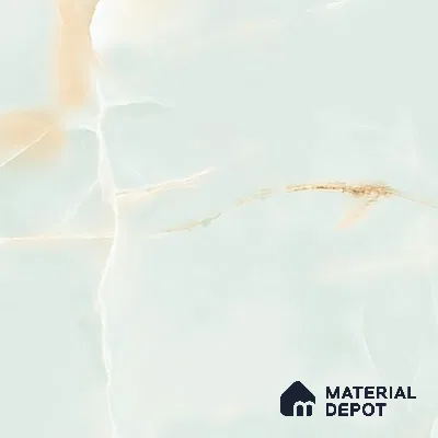 Marble Wall & Floor Tile TL 06192 Blue 4 ft x 2 ft Matte Finish Vitrified Tile - 8.5 mm | 7 Random Designs | Suitable For Living Room, Bedroom, Kitchen