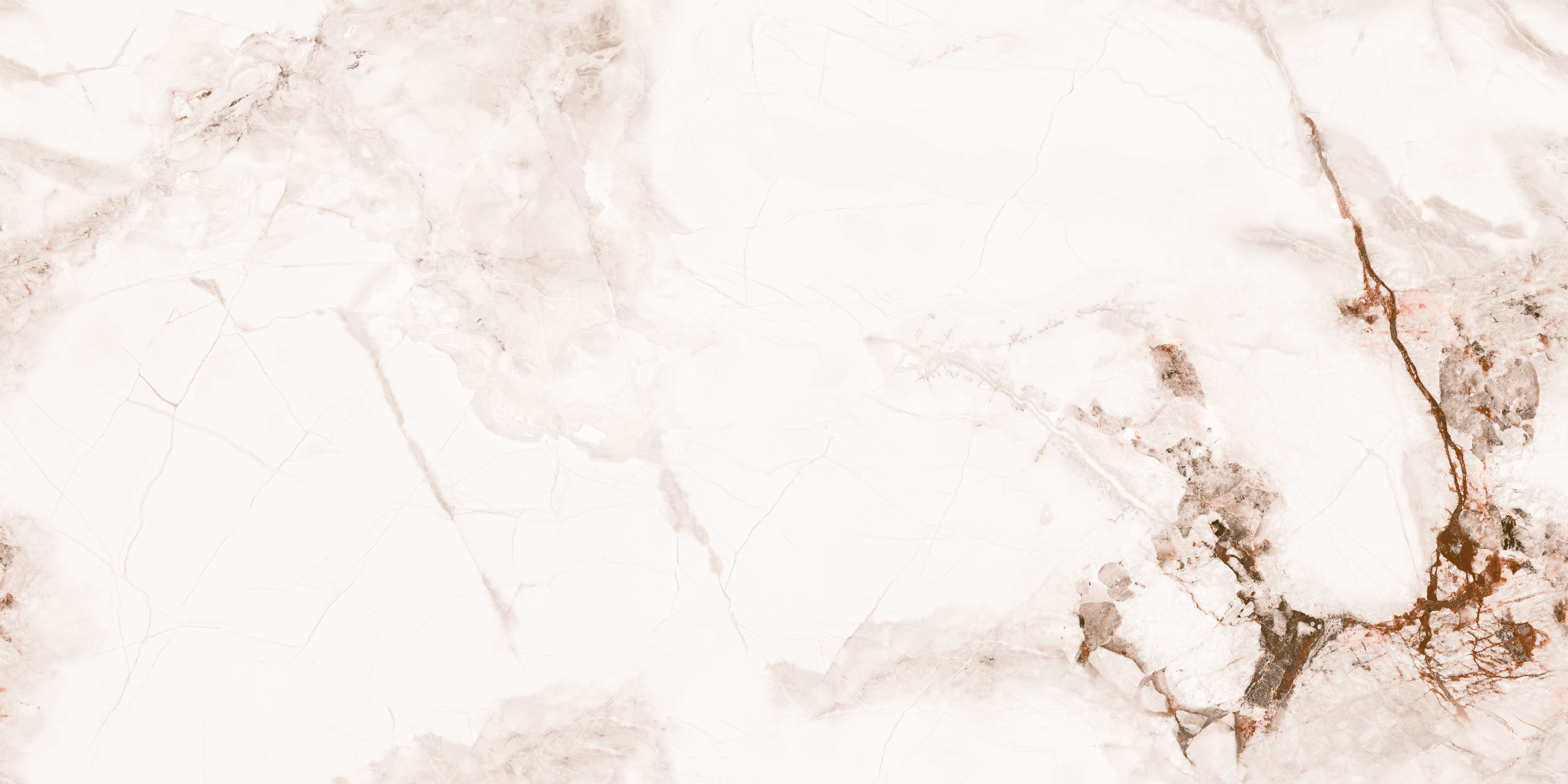 Marble Endless Wall & Floor Tile TL 06194 Arctic Radiance 4 ft x 2 ft Glossy Finish Vitrified Tile - 9 mm | 4 Random Designs | Suitable For Living Room, Bedroom, Dining