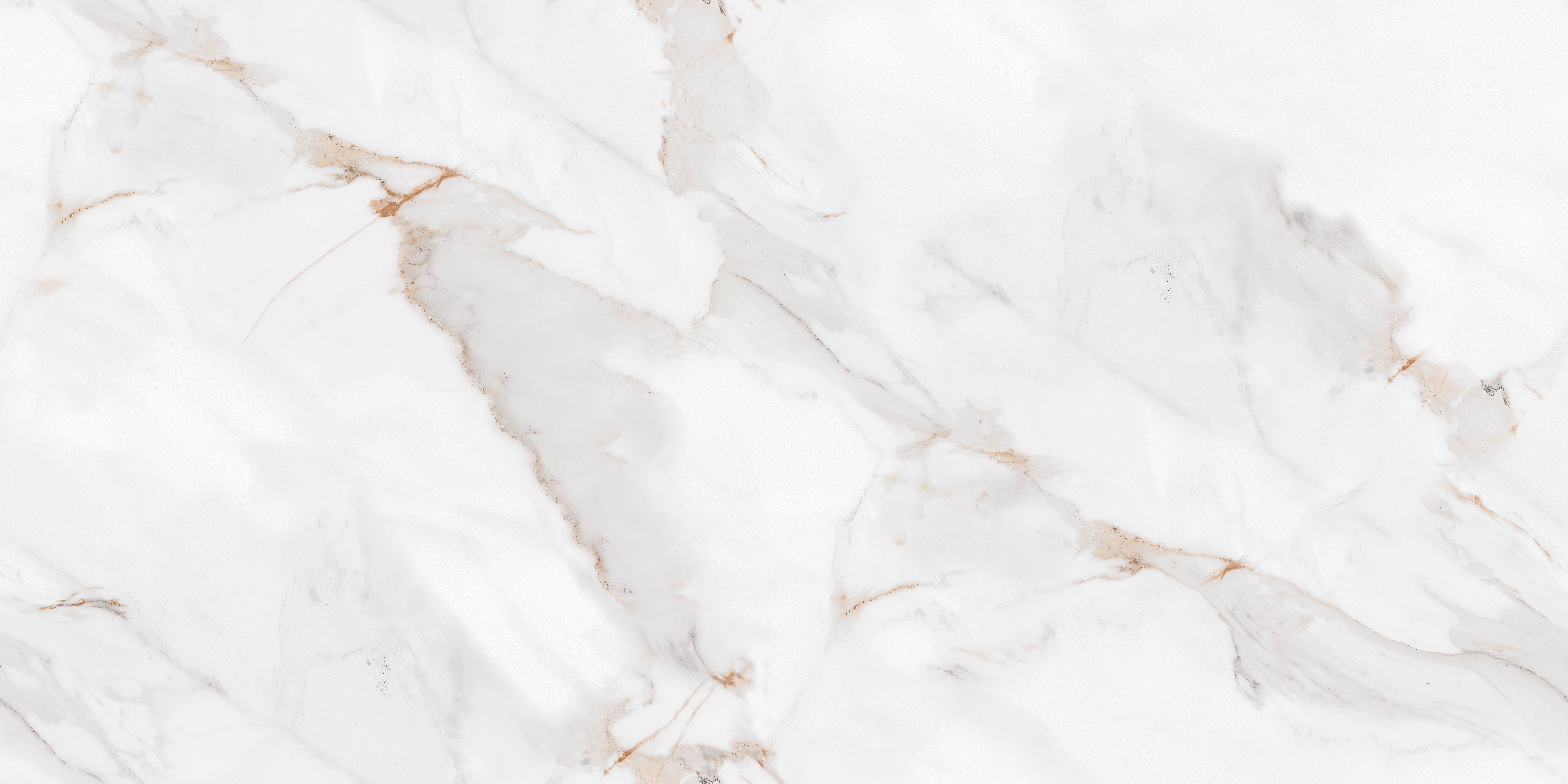 Marble Endless Calacatta Wall & Floor Tile TL 06198 Pearl White 4 ft x 2 ft Glossy Finish Vitrified Tile - 9 mm | 4 Random Designs | Suitable For Living Room, Bedroom, Dining