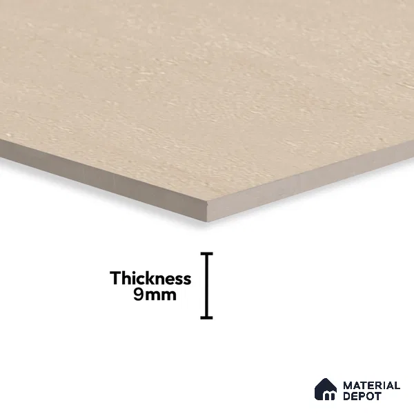 Cement Wall & Floor Tile TL 06203 Camel Beige 4 ft x 2 ft Matte Finish Vitrified Tile - 9 mm | 4 Random Design | Suitable For Living Room, Hall, Bedroom