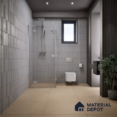 Stone Wall & Floor Tile TL 06204 Proactylix Mocha Plain 4 ft x 2 ft Vitrified Matte Finish - 9 mm (Random Design 4) | Suitable for Living Room, Bedroom, Bathroom & Kitchen