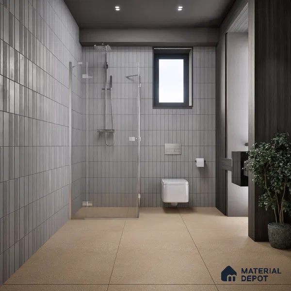 Stone Wall & Floor Tile TL 06204 Proactylix Mocha Plain 4 ft x 2 ft Vitrified Matte Finish - 9 mm (Random Design 4) | Suitable for Living Room, Bedroom, Bathroom & Kitchen